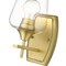 Z-Lite Joliet 1 Light Wall Sconce, Olde Brass & Clear 473-1S-OBR - alternate 5
